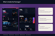 Dark Gym & Fitness Landing Page, an UI Kit Template by Pitchlook.Studio (Thumbnail 3 of 3)