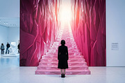 Pink Crystal Cave Staircase Backdrop, a Background Graphic by Aura Canyon HQ (Thumbnail 4 of 7)
