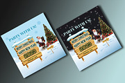 Christmas & New Year Cards, an Invitation Template by designerzDukan (Thumbnail 1 of 3)