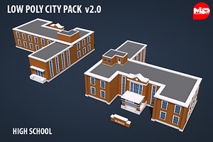 Low Poly City Pack V 2.0