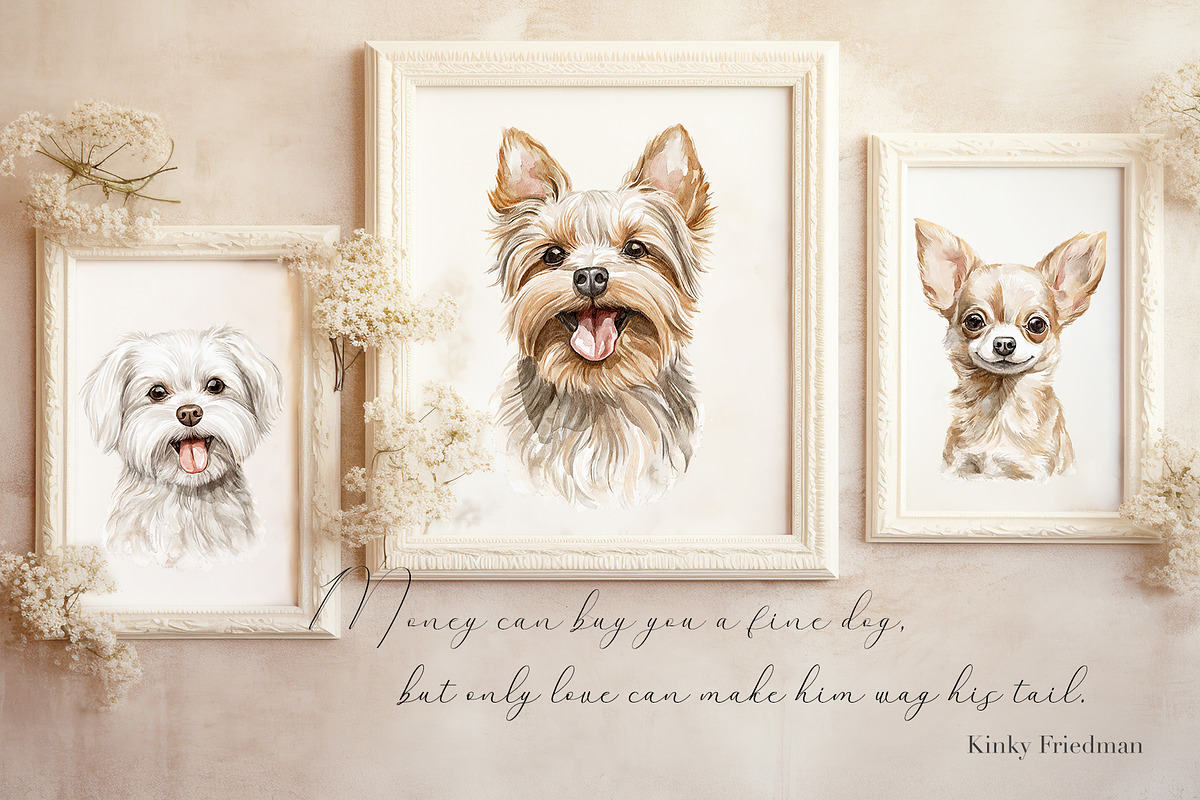 Dog portraits, an Animal Illustration by Mimomy (Photo 5 of 9)