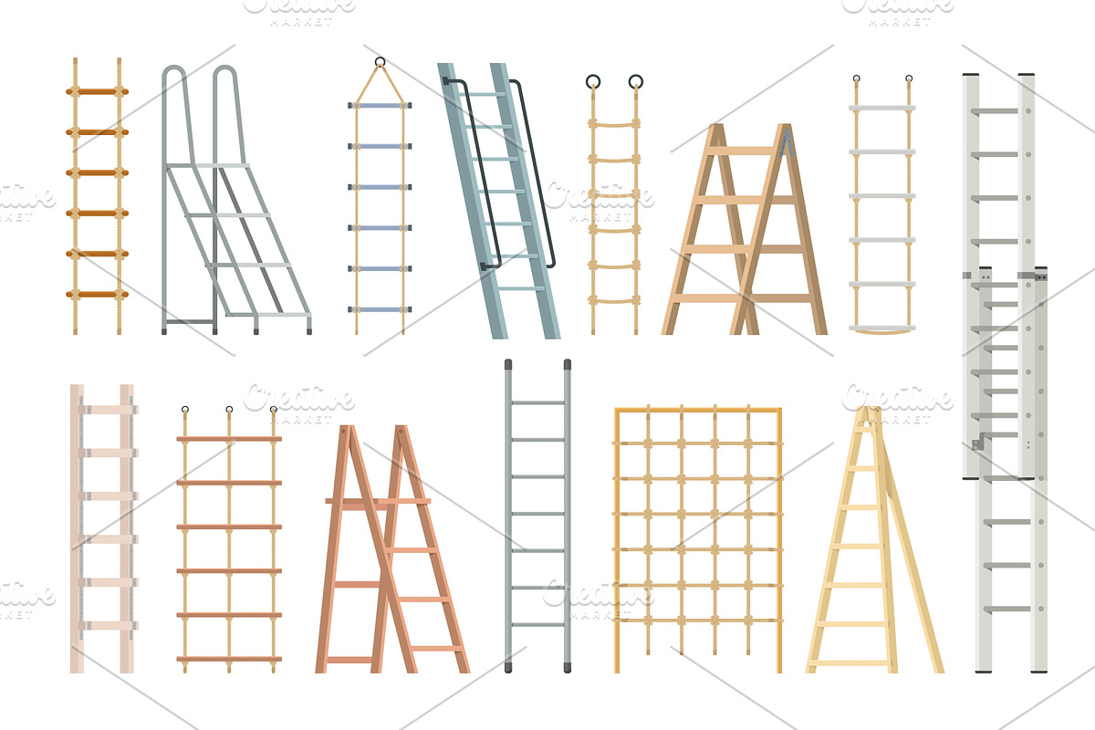 Rope ladders. Housekeeping climbing, an Object Illustration by YummyBuum
