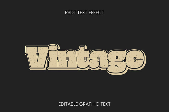 Vintage Retro 3D Text Effect preview 4