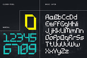 Clexon Pixel - Geometric 8Bit Font, a Sans Serif Font by CuratedType Studio (Thumbnail 3 of 11)