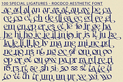 Rococo Aesthetic - Elegant Font, a Script Font by 177Studio (Thumbnail 7 of 8)