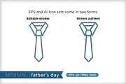 Minimal father's day icons, an Outline Icon by Picture Window (Thumbnail 4 of 5)
