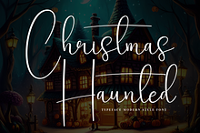 Christmas Haunted | Script Font