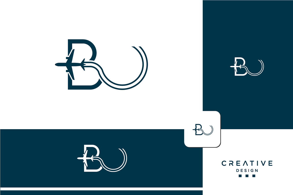 Letter B BB With Travel Logo Design, a Branding & Logo Template by art_creater (Photo 1 of 2)