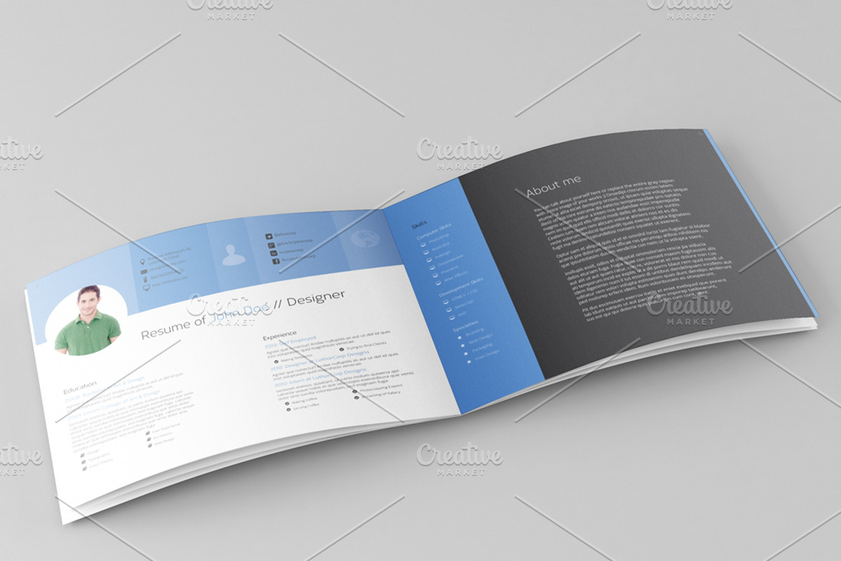 Portfolio Template for Indesign, a Templates & Theme by Spyros Thalassinos (Photo 2 of 5)