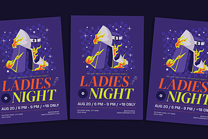 Ladies Night Flyer, a Flyer Template by Gumico Studio.