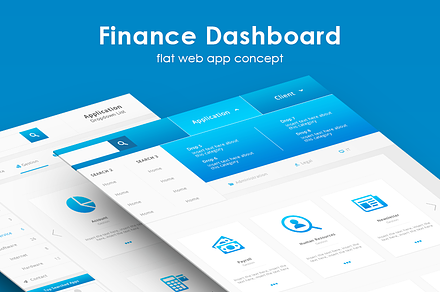 Finance Dashboard Web App Concept