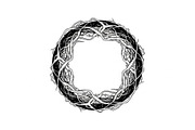 Hand Drawn Wreath Frame Bundle, an Illustration by yasushie (Thumbnail 31 of 51)