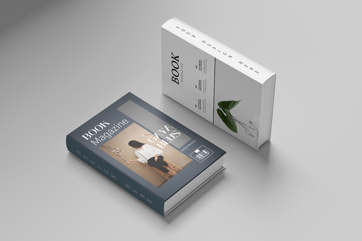 Book Cover Mockup A4, a Magazine Template by Creative_A23 (Photo 10 of 11)