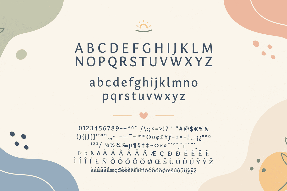 Aurelia Sunlight Font, a Sans Serif Font by Letterhanna Studio (Photo 2 of 8)