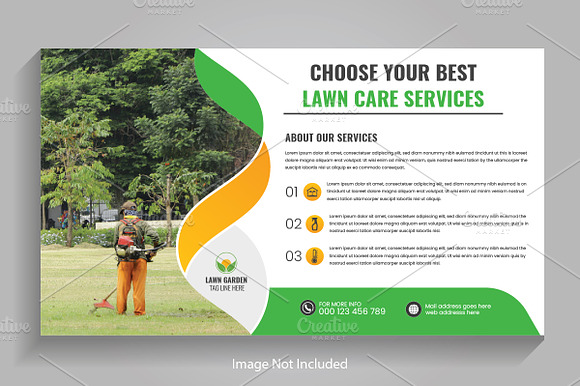 Gardening Lawn Service Banner