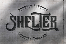 Shelter Vintage Label Font