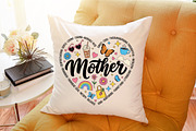Retro Mothers Day, Mama Heart, Mom, a Seasonal Illustration by Sublimation Artist (Thumbnail 9 of 9)