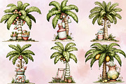 Whimsical Summer Palm Tree Clipart B, an Illustration by SVGArt (Thumbnail 4 of 9)