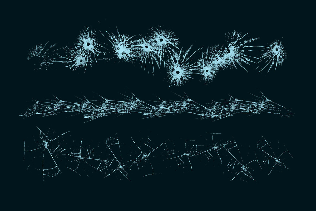Broken glass Brush Set, a Brush Add-On by Zsolt Kosa Art (Photo 2 of 5)