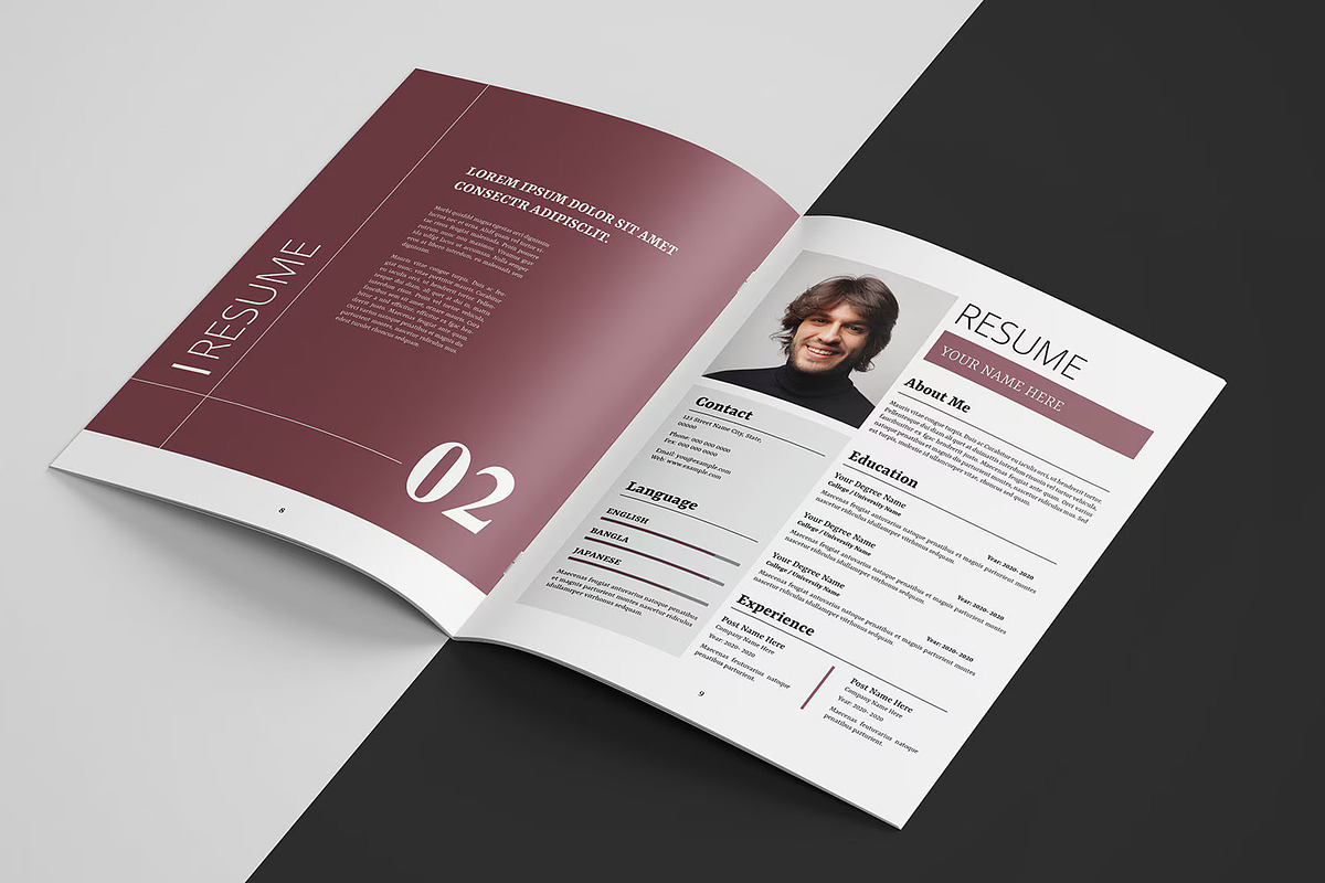 Portfolio Template, a Brochure Template by Template Shop (Photo 4 of 10)