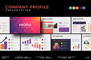 Company Profile PowerPoint Template, a Presentation Template by StyleArt