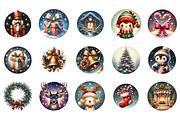 Christmas Ornament Sublimation PNG, an Illustration by SinaCreation (Thumbnail 2 of 7)