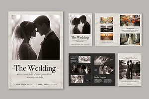 Romantic Wedding Photobook A4, a Templates & Theme by studiogstock