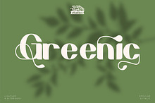 Greenic - Modern Serif Display Font