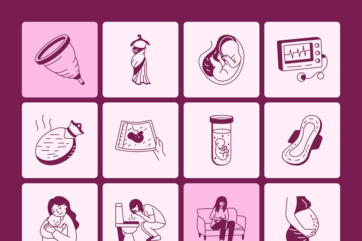 Medical Obgyn Doodles, an Outline Icon by Vectors Market (Photo 8 of 9)