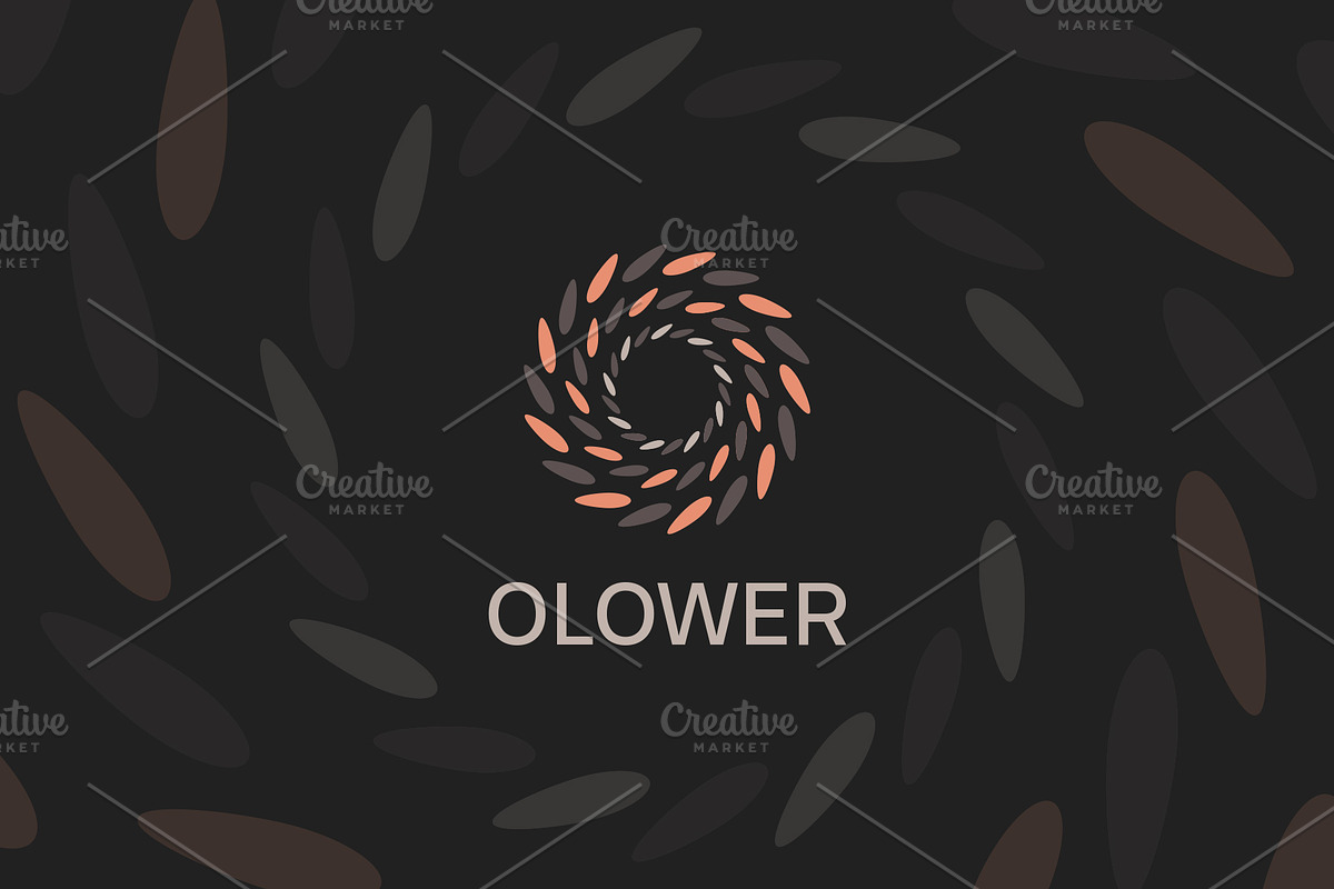 Flower Modern Logo Template, a Branding & Logo Template by MindMuse (Photo 2 of 6)