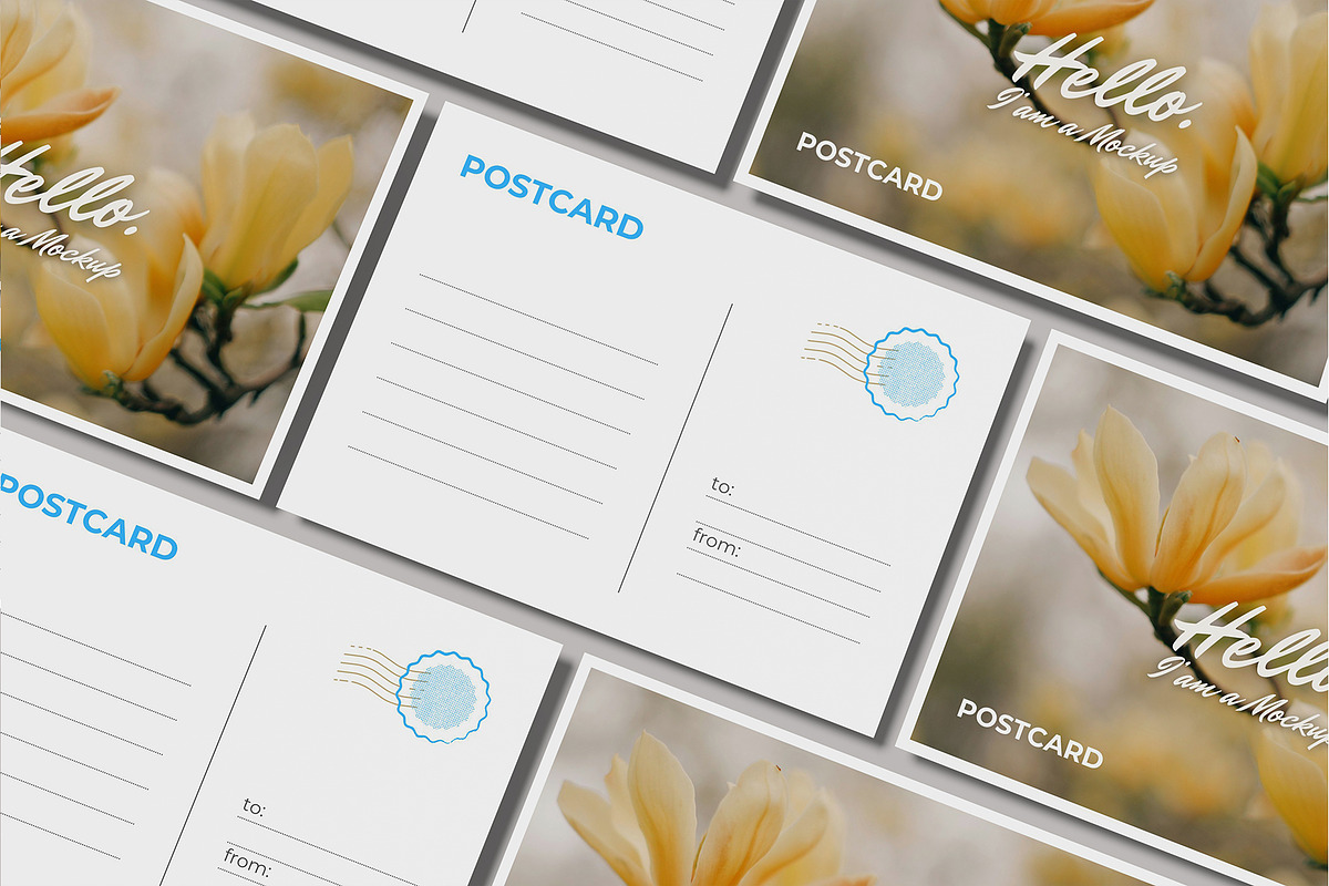 Postcard Mockup, an Advertising Mockup by lamorastudio (Photo 10 of 10)