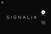 SIGNALIA - Display/Headline Typeface