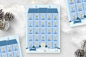 Christmas Advent Calendar Design