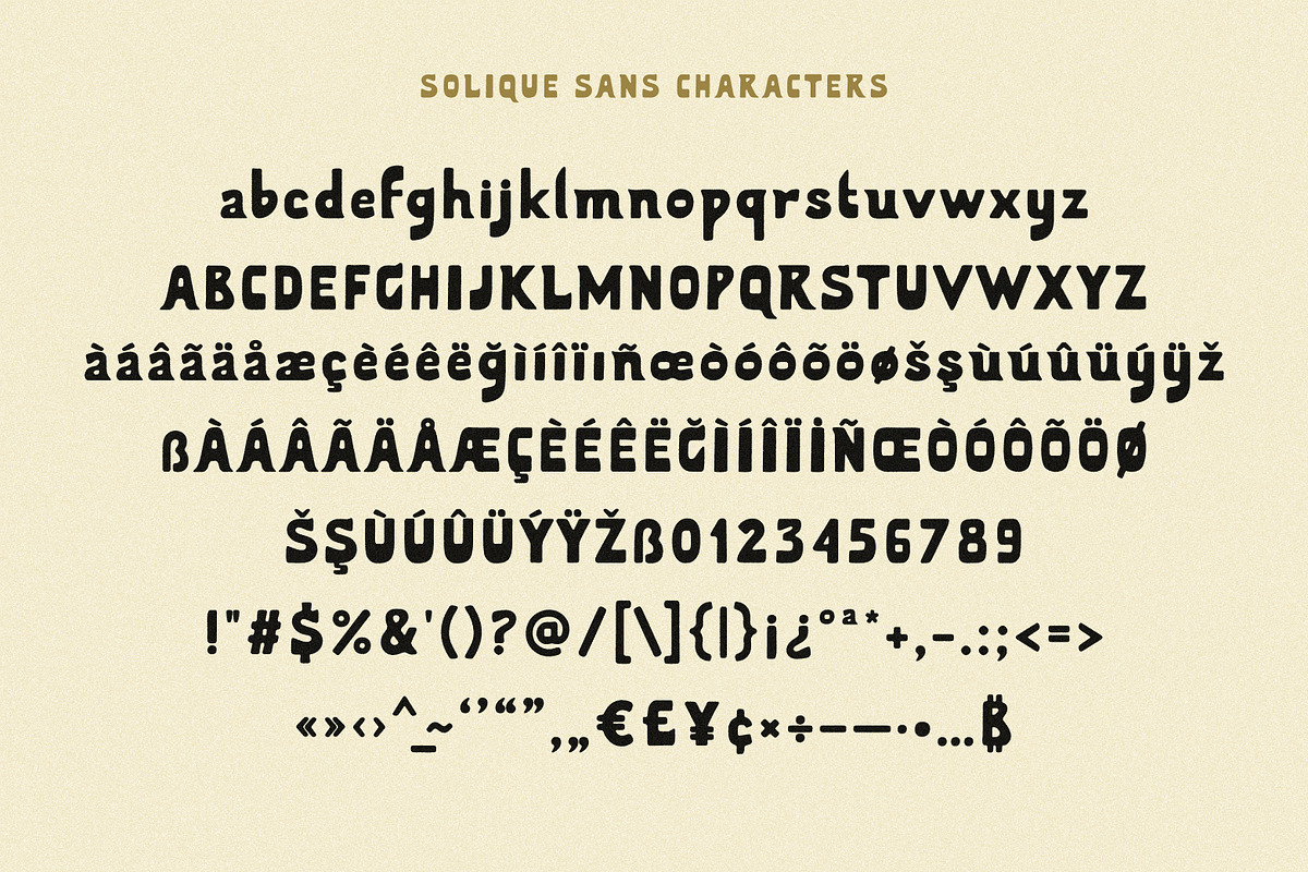 Solique Earthy Nomadic Logo Sans, a Sans Serif Font by Struvictory.art (Photo 5 of 9)