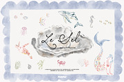 Le Sel: Watercolor Sea Illustrations, a Decorative Illustration by Purple (Thumbnail 1 of 12)