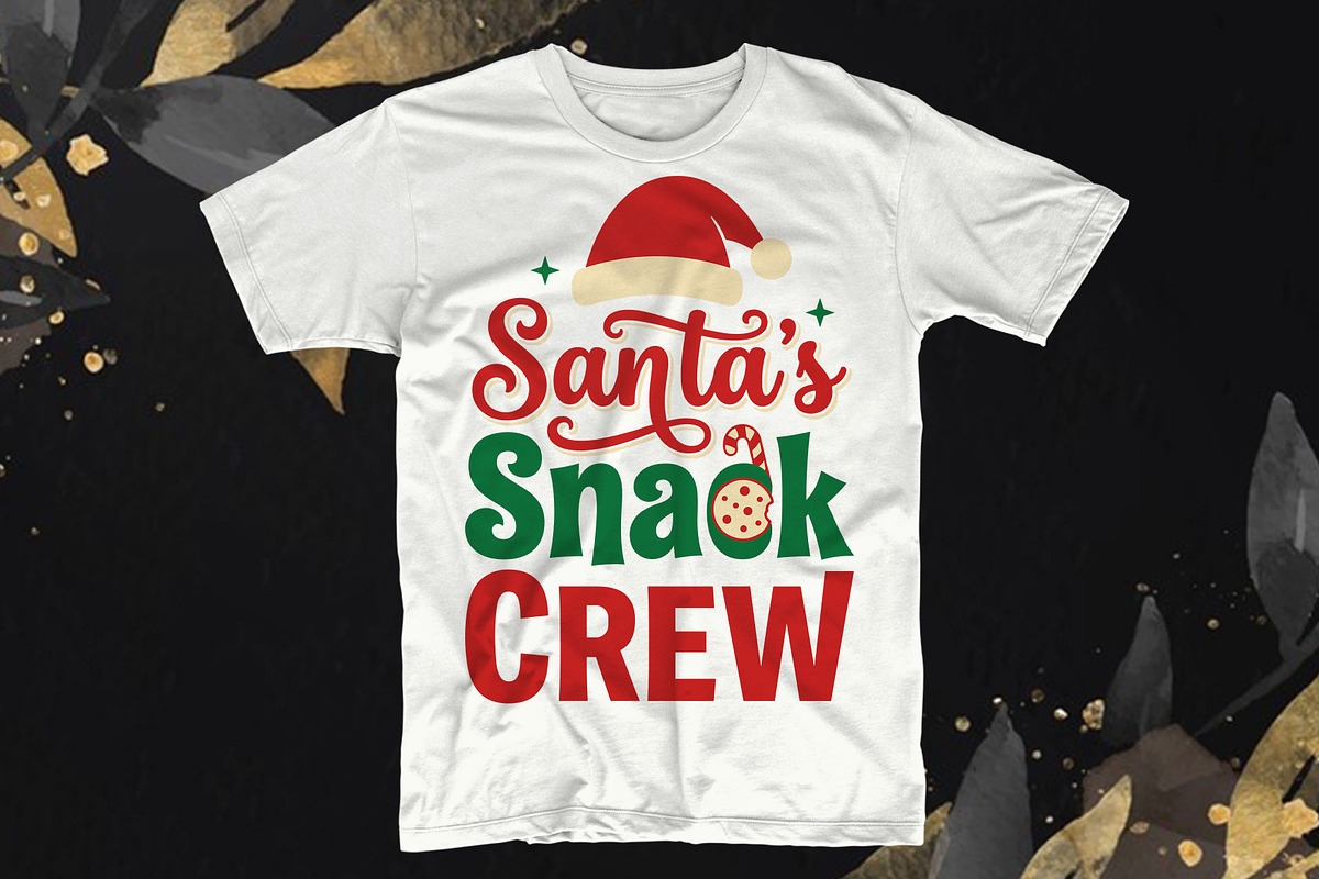 Santa’s Snack Crew Funny Christmas, an Object Graphic by T-shirt Pond (Photo 1 of 3)