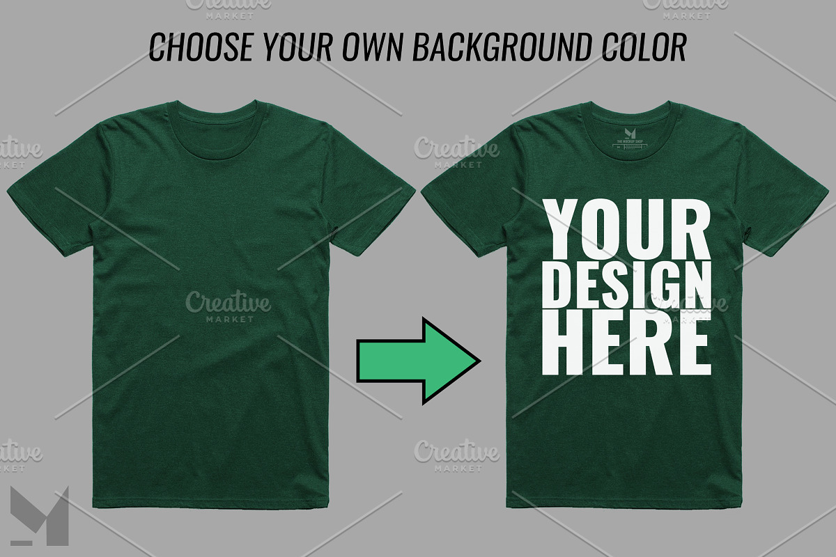 Bella+Canvas Triblend T-Shirt Mockup, a Shirt Mockup by THE MOCKUP SHOP (Photo 3 of 3)