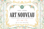 Art Nouveau Collection, an Object Graphic by DesignerCandies (Thumbnail 1 of 11)