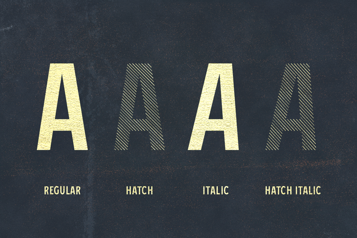 Fictoria Typeface preview 2