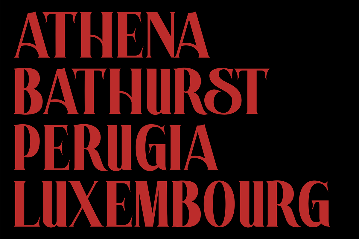 Muflesh - A Classic Bold Display, a Font by zamjumps (Photo 4 of 9)