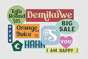 Benaco, a Sans Serif Font by Khoir (Thumbnail 9 of 17)