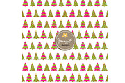 Christmas Trees Digital Papers, a Pattern Graphic by JennyL Designs (Thumbnail 3 of 3)