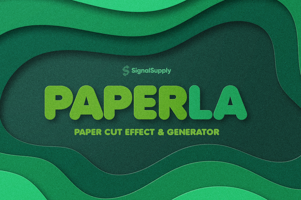 Paperla Paper Cut Effect Generator, a Texture Graphic by SignalSupply (Photo 1 of 7)
