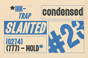 Adderic - Inktraped Sans Display, a Sans Serif Font by Bentype Studio (Thumbnail 4 of 7)