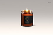 Amber Jar Candle Mockup Set, a Packaging Mockup by creatsy5 (Thumbnail 8 of 11)