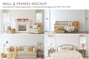 AUTUMN AT THE FARMHOUSE, a Poster Template by MyHomeMockups (Thumbnail 1 of 12)