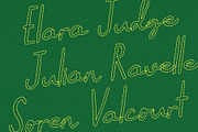 CS Meander Dashed, a Script Font by Craft Supply Co. (Thumbnail 3 of 8)