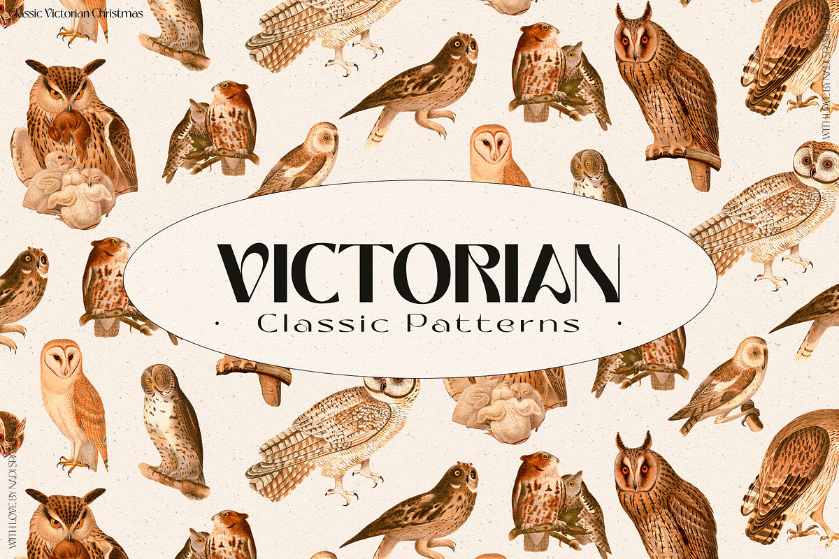 Victorian Classic Christmas Patterns, a Pattern Graphic by nadispasibenko (Photo 3 of 13)