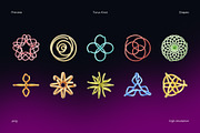 Torus Knot Colorful 3D Icon Set, an Object 3D Model by Eklip Studio (Thumbnail 3 of 3)