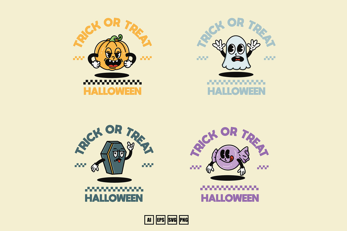 Mascot Halloween Illustration, an Illustration by kalehstudio
